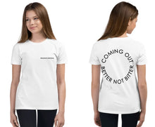 Load image into Gallery viewer, Youth Tee (PRE-ORDER) The Ultimate Confidence #BUNNCORONA
